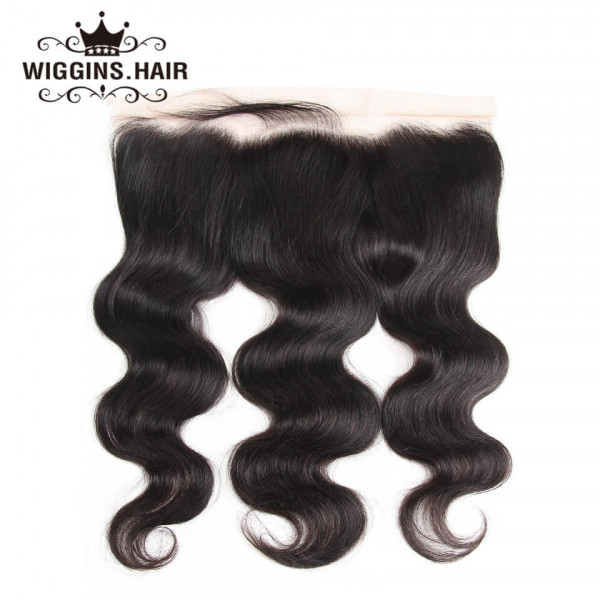 WIGGINS HAIR 1 Piece 8A Free Part Body Wave Lace Frontal Hair Closure ...