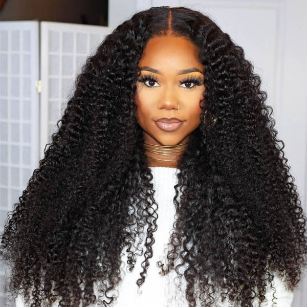14-36 Inches Long Curly Wigs Lace Front Wigs Human Hair Lace Front Wigs ...