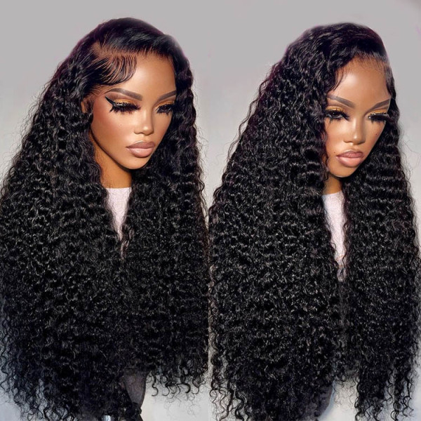 Deep Wave Long Hair Wigs Lace Front Wigs 14-36 Inches Cheap Human Hair ...