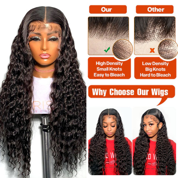 Loose Deep Wave Lace Front Wigs Long Wigs For Black Women -Wigginshair