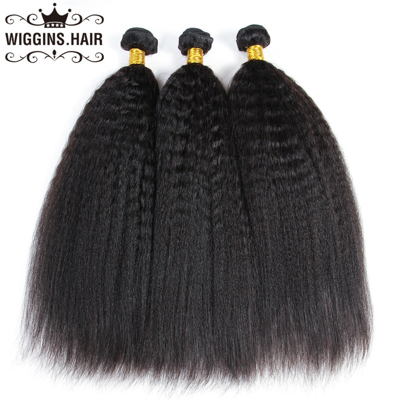 Yaki Human Hair Straight Hair Weaves 3 Bundles Deal Weave Virgin Hair ...