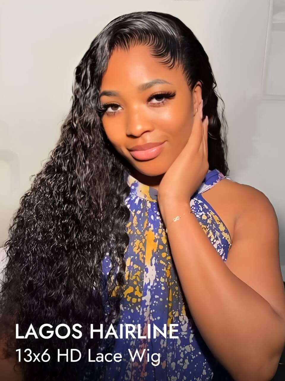 Lagos M Shaped Hairline Loose Deep Wave 13x6 HD Lace frontal Wig 250% ...
