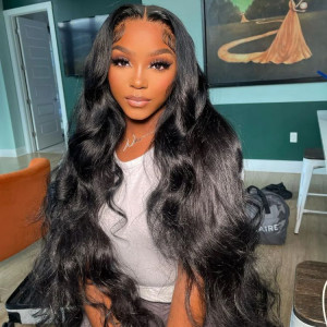 body wave glueless wig