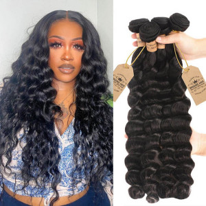 loose deep wave bundles weave