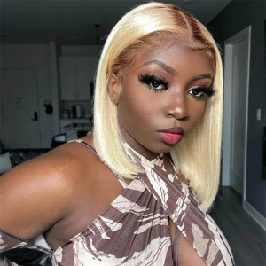 ombre blonde short wigs