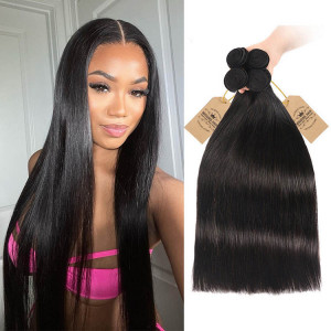 Human Hair Straight Bundles