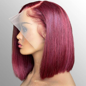 burgundy bob wigs