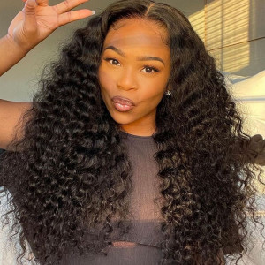 deep wave full lace wigs