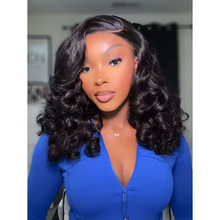 Ready To Go Bouncy Curl 13x4 HD Lace Frontal Glueless Wig 250% Density