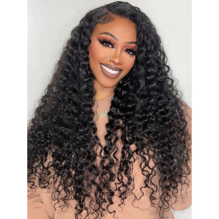 Ready And Go Wig-Glueless Full Deep Wave Upgraded Easy Wear HD Closure/Frontal Wigs For Beginners