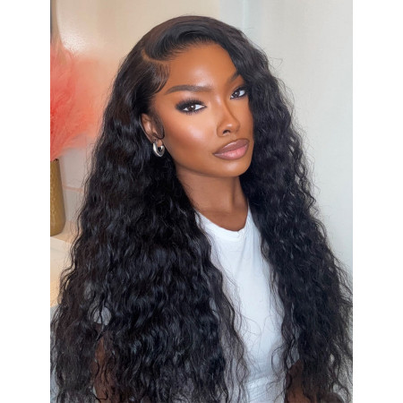 Side Part Loose Deep Wave 6x8 Lace Closure Ready To Go Wig 250% Density