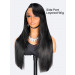 layered side part wig