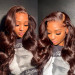 Dark Brown Colored 13x4 Lace front Wig