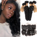 Loose Wave 4pcs With Lace Frontal