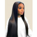 long straight lace wig