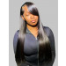 layered straight wig with bang