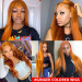 Colored Lace Front Wigs