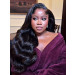 bouncy full body wave side part wig