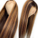 Brown Wigs With Honey Blonde Highlights