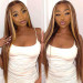 Highlight Lace Front Wigs Human Hair 