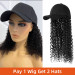 Wig Hats With Human Hair