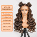 dark brown ready to go wig