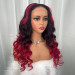 Red Highlight Wigs