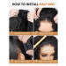 how to install half wig