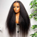 kinky straight lace front wigs