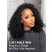 3 in 1 half wig