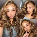 Brown Blonde Highlight Body Wave Wig