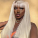 white lace front wig