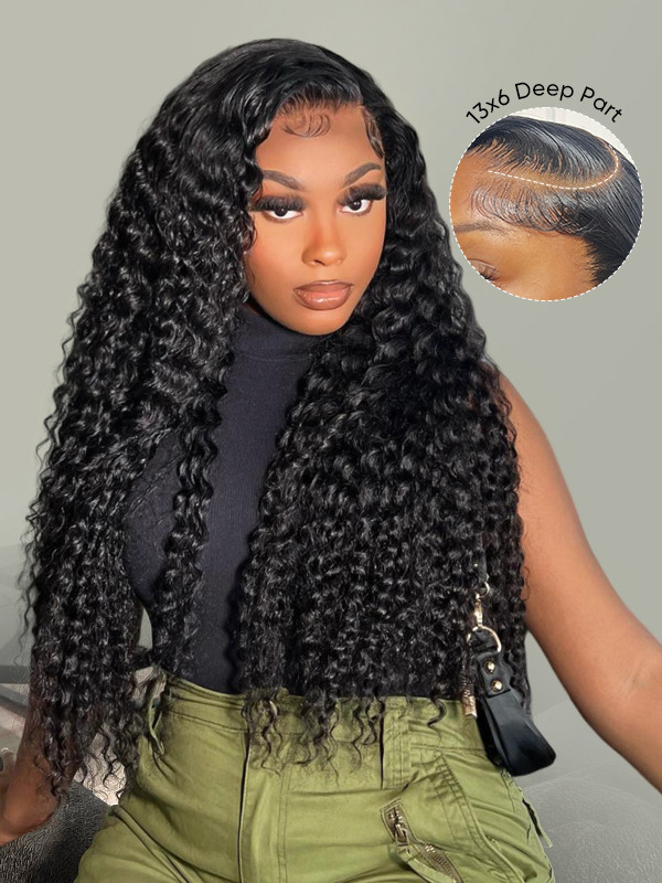 Deep Wave Long Wigs Human Hair Lace Front Wigs 12-30 Inch Hot Sale Online