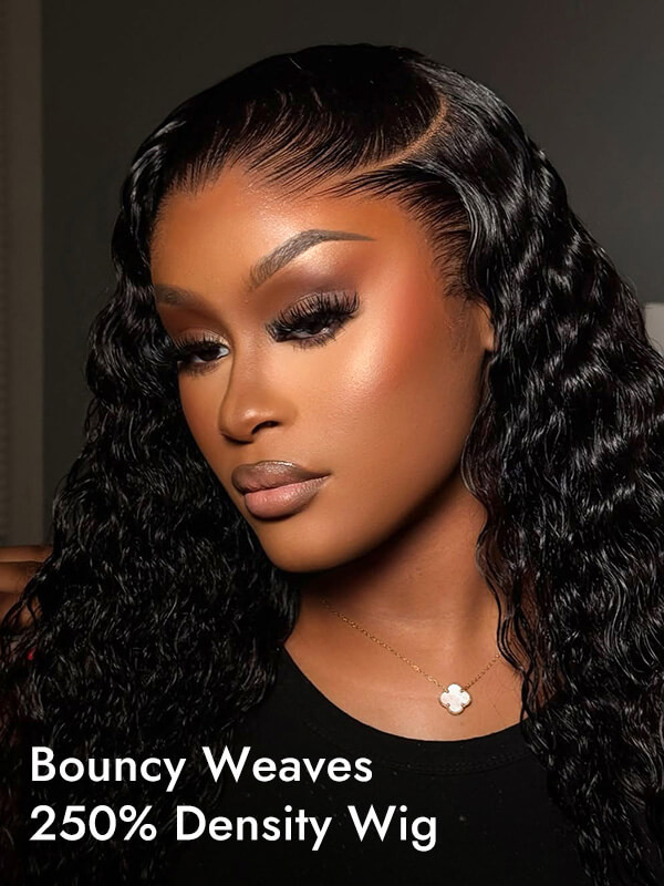 Lagos Hairline Deep Wave 7x7 HD Lace Front Wigs 250% Density