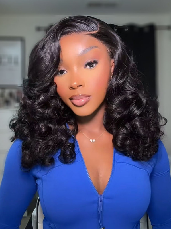 Ready To Go Bouncy Funmi Curly 13x4 HD Lace Frontal Glueless Wig 250% Density