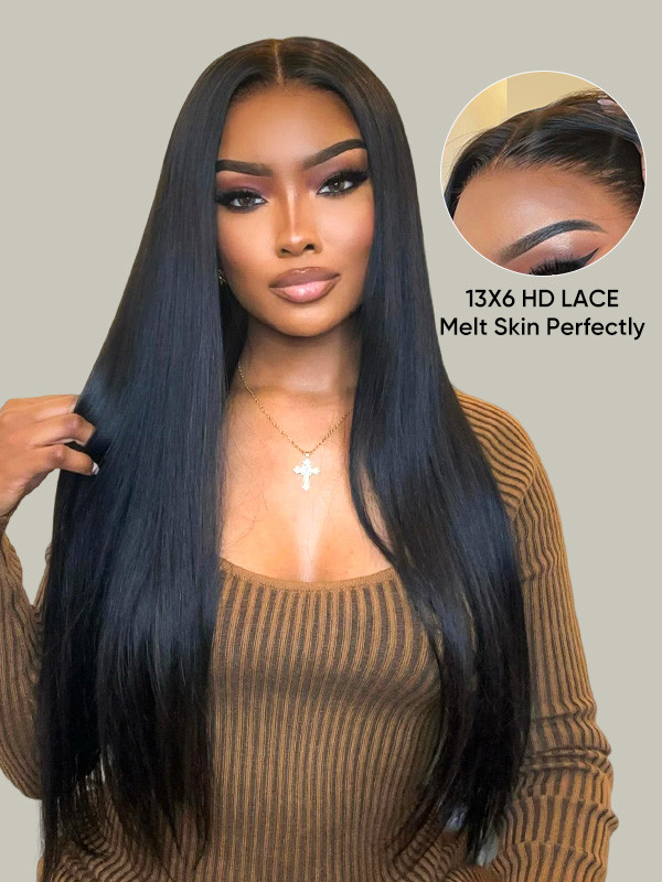 12A 13x6 HD lace Wigs Unprocessed Human Hair Straight Virgin Raw Hair