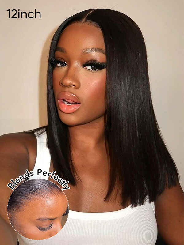 Wigs Online Bob HD Lace Front Wigs Short Straight Hair Wigs Human Virgin Hair
