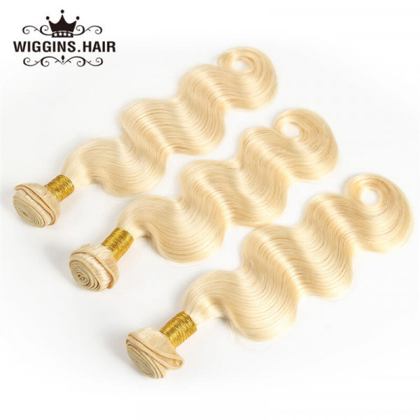 High Grade Virgin Hair Pure 613 Blonde Brazilian Body Wave 3 Bundles