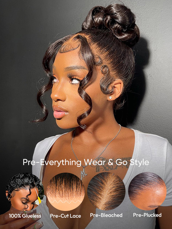  Body Wave 360 Lace Front Wigs Human Hair Wigs 180% Density