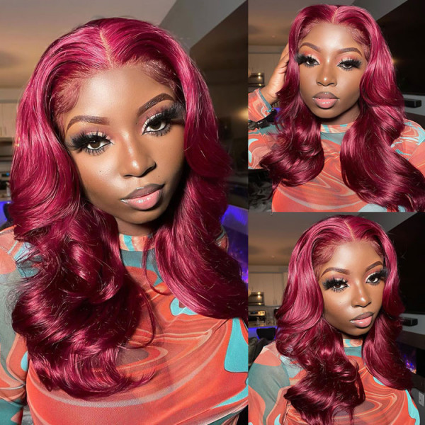 Lace front wig 99j shop