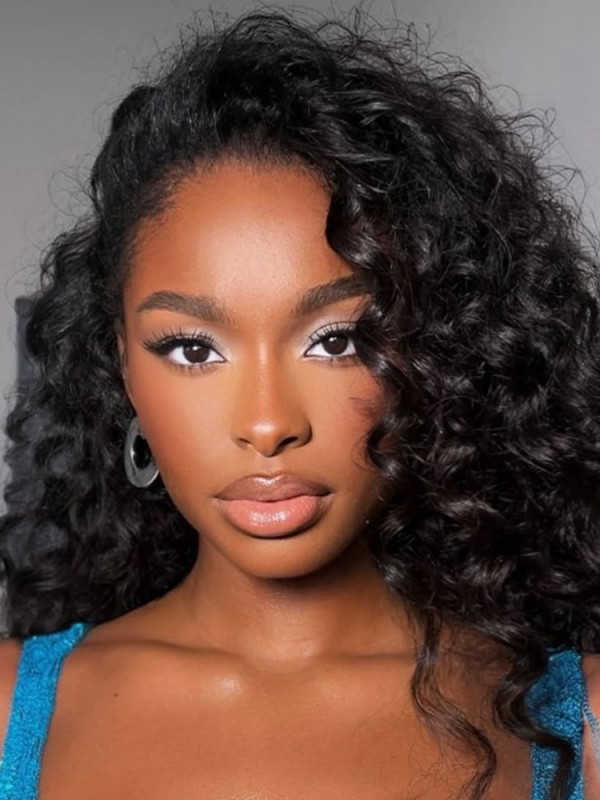 Mystery surprise 100% human hair wig Ready To Go Curly 5*5 Lace Closure Human Hair Wigs - Wiggins  main image 4