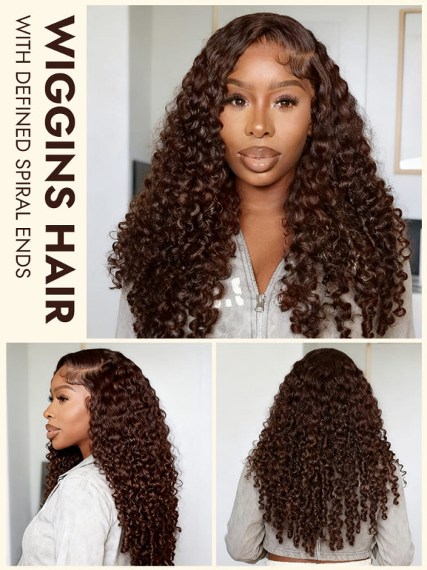 13x6 Lace Front Wig Burmese Curly 220 Density Pre Plucked Transparent Lace Amazon.com : Aorbige HD Swiss Lace 13x6 Lace Front Wig  main image 4