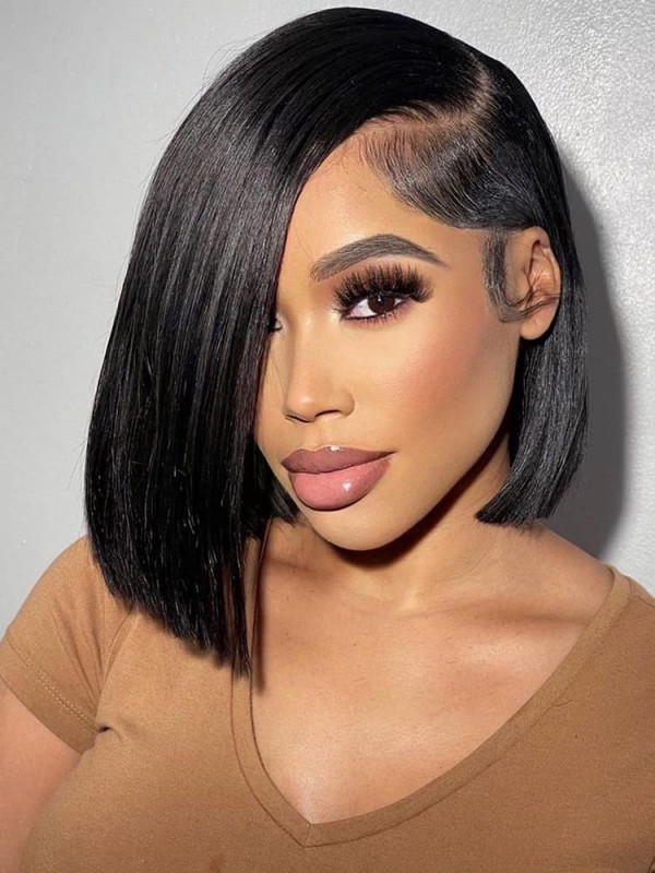 Asymmetrical frontal Bob Wig Amazon.com : STUDIOCUT BY PROS Medium Asymmetrical Bob  main image 3