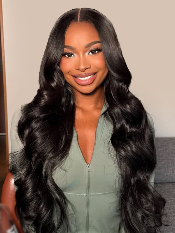 Loose Body Wave Human Hair Pre-Cut 6x8 Fake Scalp HD Lace  display picture 1