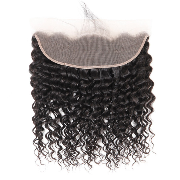 Brazilian Virgin Hair 13*4 Deep Wave Lace Frontal Wholesale Virgin Hair