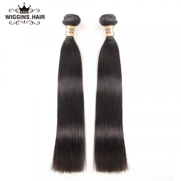 Human Virgin Hair Straight 2 Bundles Hair Extensions Products