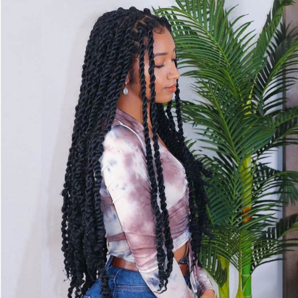 Passion Twist Wig Natural Braid Lace Front Wig On Sale Wiggins Hair Wiggins Hair