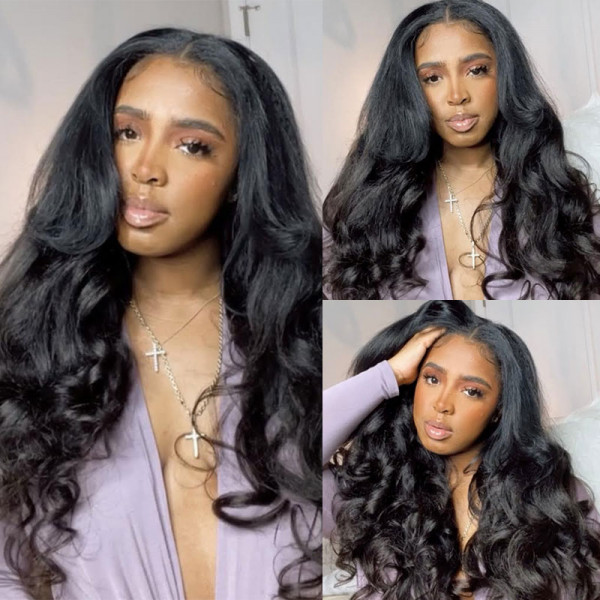 Kinky Straight U Part Wigs Human Hair Yaki Straight Hair V Part Wigs For Sale Wiggins Hair