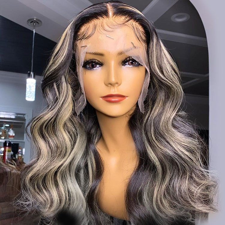 Black wig to blonde online
