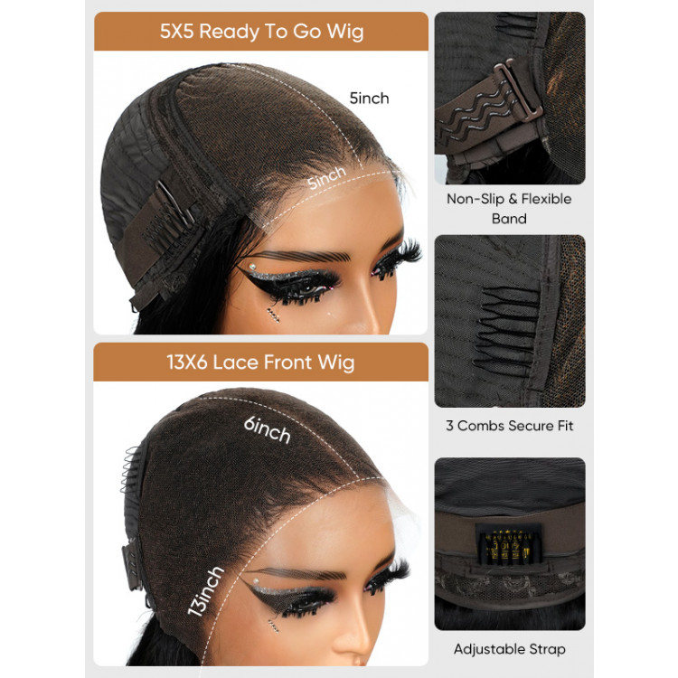 Body Wave Lace Wig 13*6 Lace Front Wig 180%-250% Density Wholesale Wigs